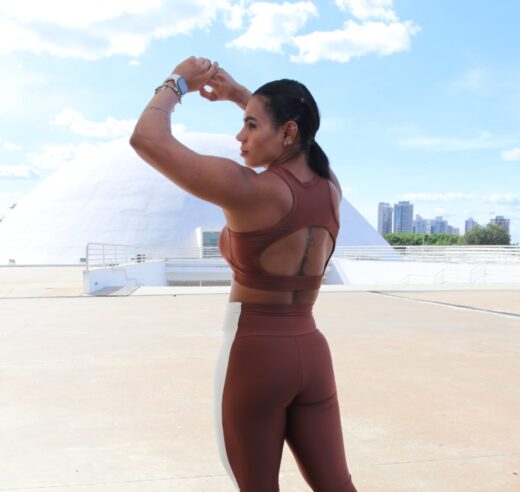 Legging canelado Bicolor - Imagem 2